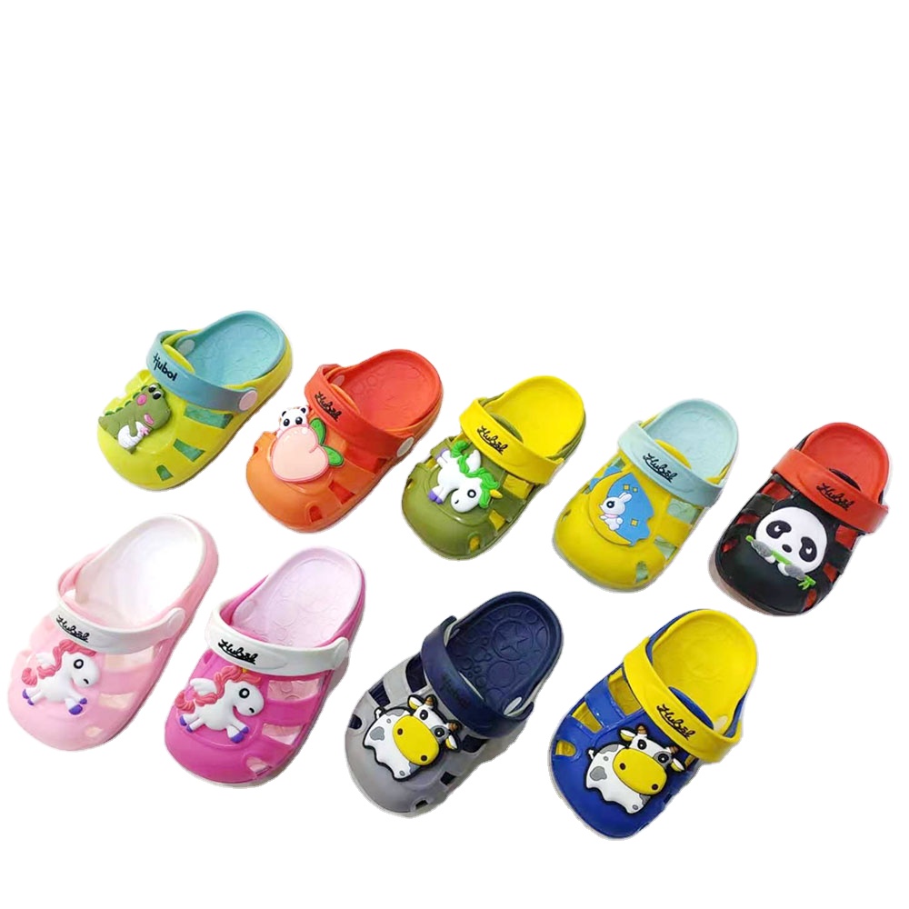 New Fashion Children EVA Clogs Plastic Outdoor Beach Slippers Garden Shoes for Summer