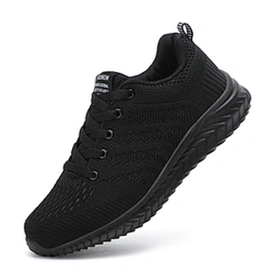 New fashion design breathable women walking sports shoes lady fashion sneaker running shoes
