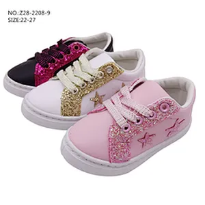 New Style Injection Children Lace up School flat Shoes Casual Custom Sports board Shoes
