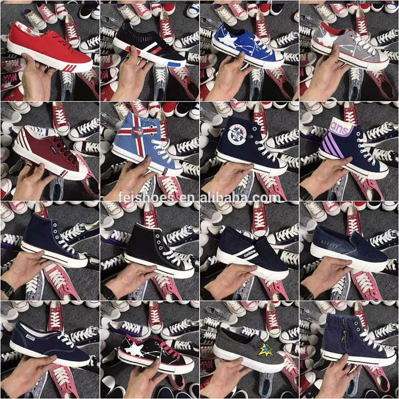 women  vulcanized casual shoes canvas stock shoes