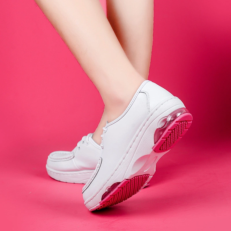 Women walking  Anti Slip White nursing medical Nursing Shoes