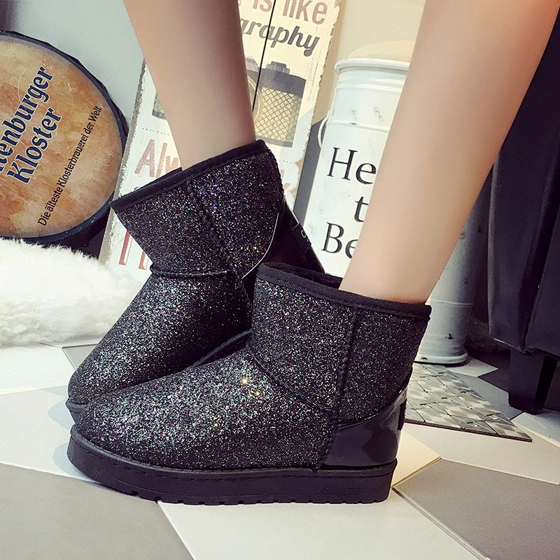 Winter Ladies Short Ankle Boot Women Warm Snow Boots