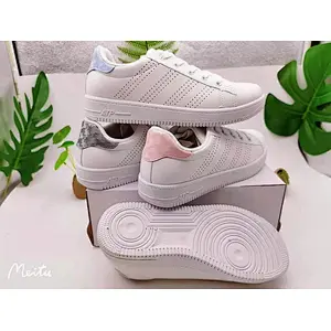 Ladies casual skateboard shoes white shoes injection cheap custom shoes