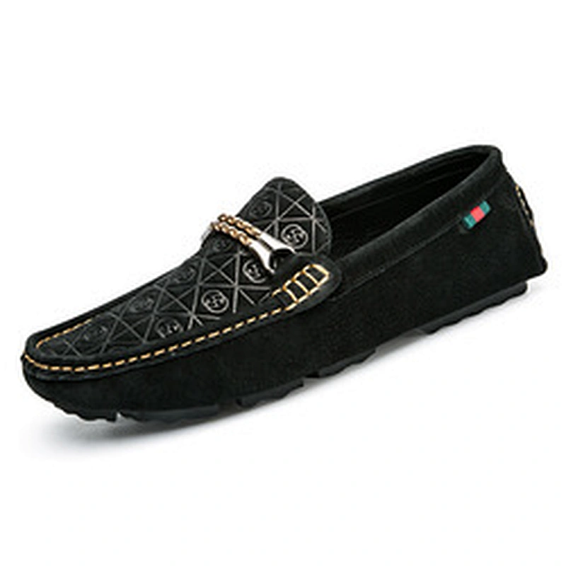 Various styles of low cost comfortable men's casual shoes loafers genuine leather shoes