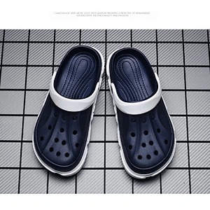 Slip on Mules Slippers Air Cushion Water Shoes Mens Garden Clogs Sandals