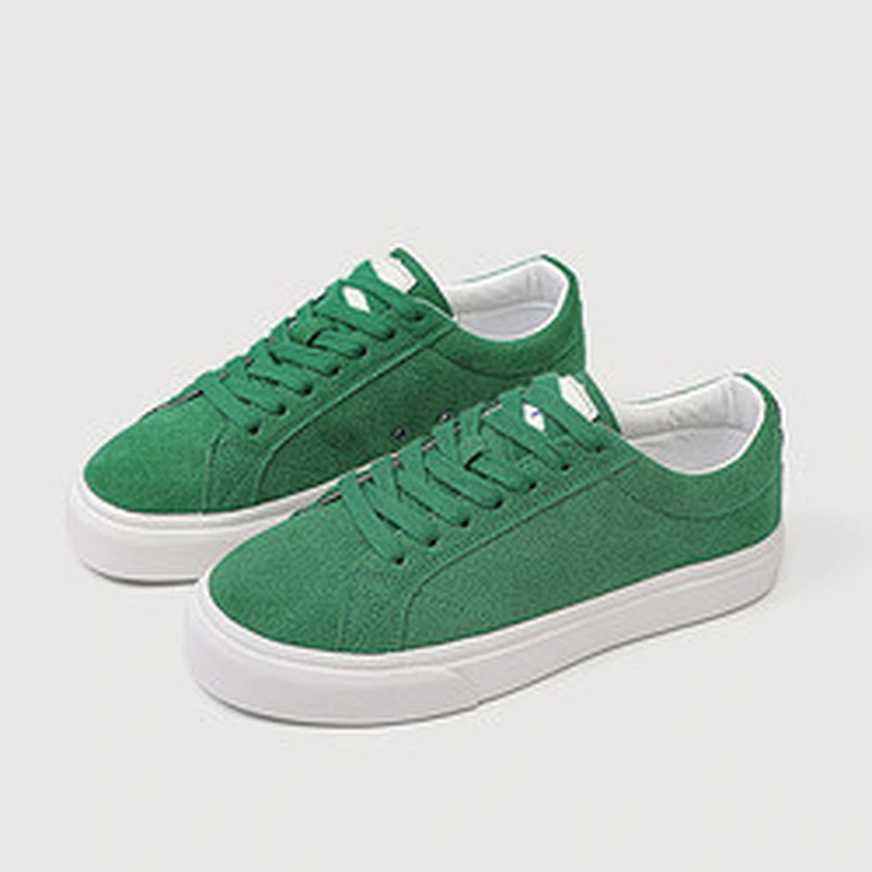 New vintage style women fashion casual sneakers shoes flat low top couple skateboard shoes
