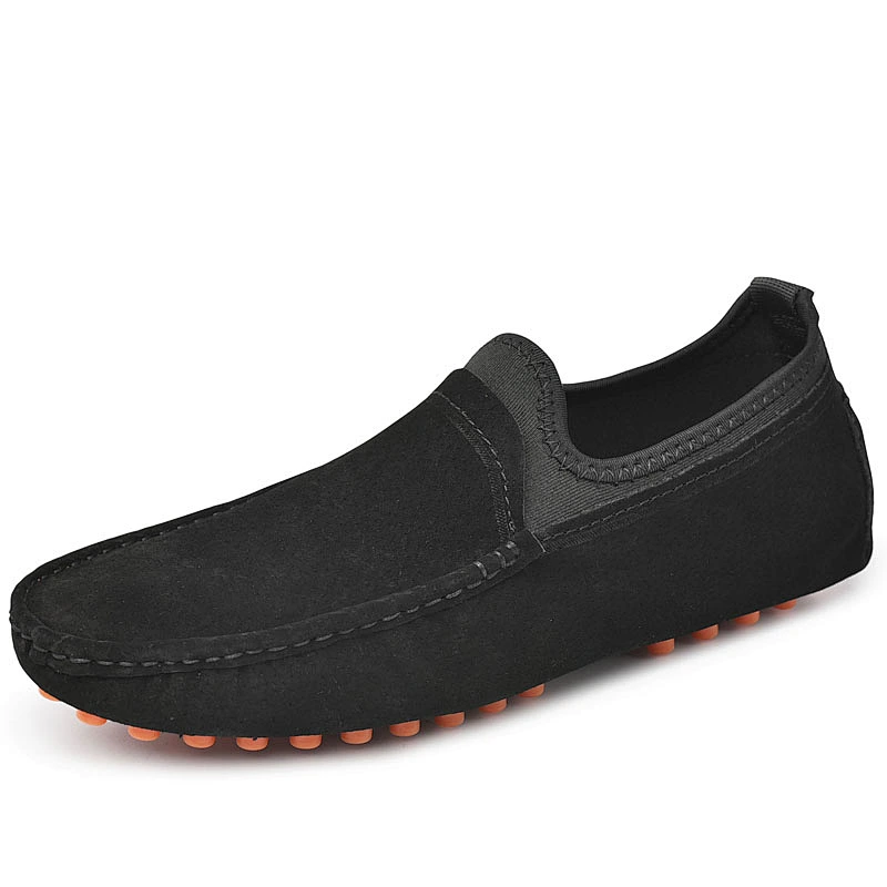 Large Size Men Slip on Casual Driving Loafers Business Dress Leather Shoes