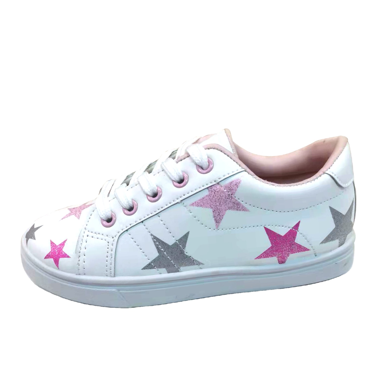 Hot Selling Star Design Injection Children Sneakers School Shoes Kids Canvas Casual Shoes