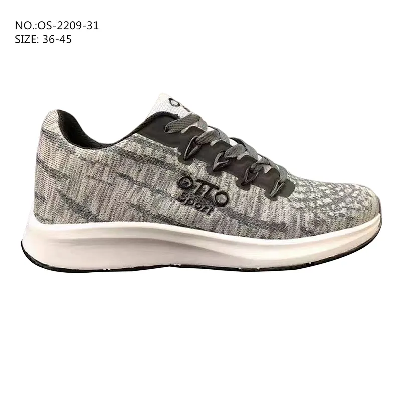 New Design Breathable Sneakers Men Sport Shoes Fly knit Casual Running Gym Shoes