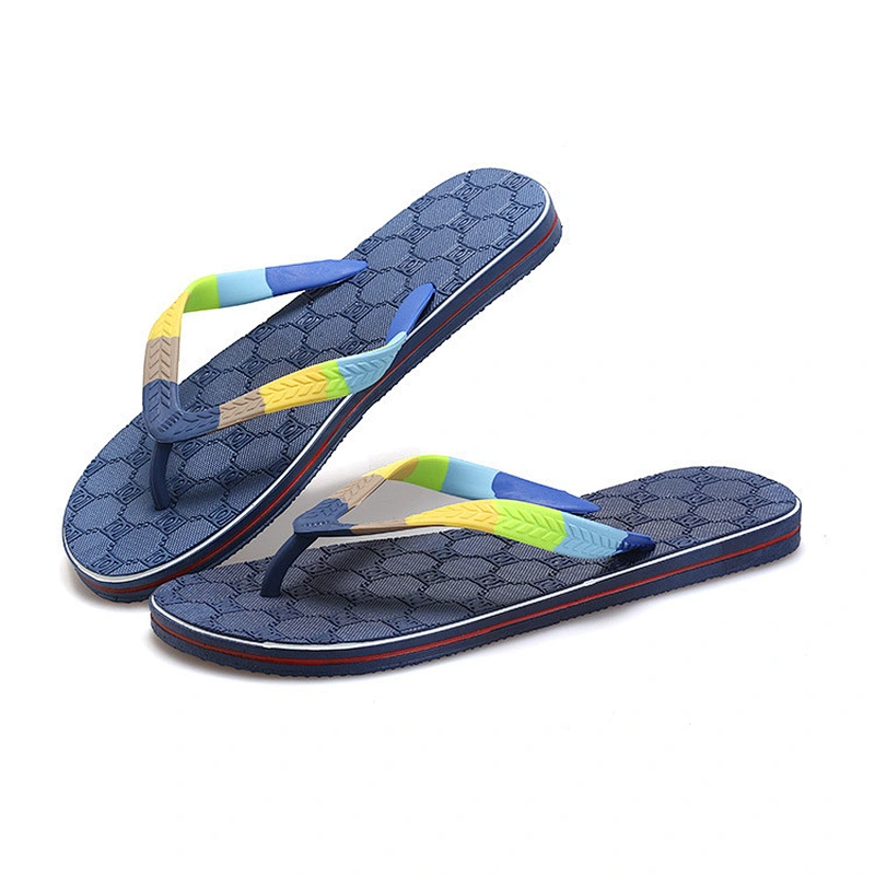 Good Quality Beach Men Slippers PVC Outsole Flip Flops