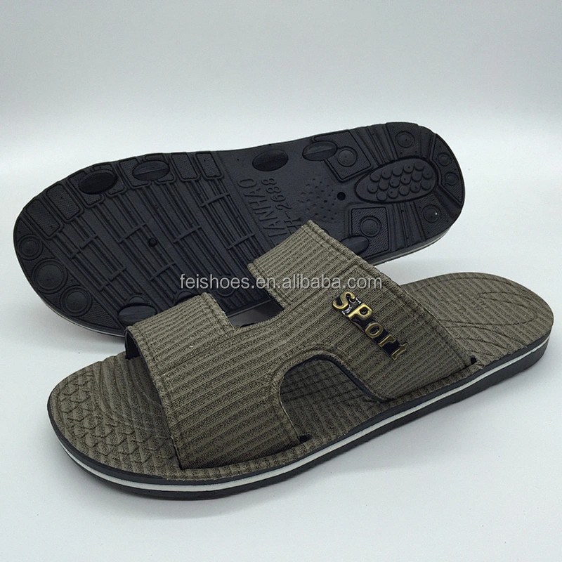 Factory OEM Fashion Men's outdoor beach Flips Flop PVC Slipper sandals