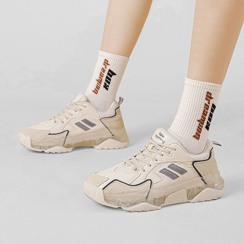 New Korean version sneakers women all-match running shoes jelly platform women casual shoes