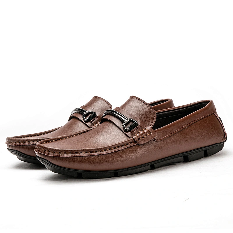 Men leather shoes Men Loafers driving shoes Casual dress Shoes
