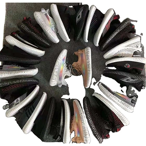 Mix style cheap fly knit men sports casual stock shoes sneakers shoes stock