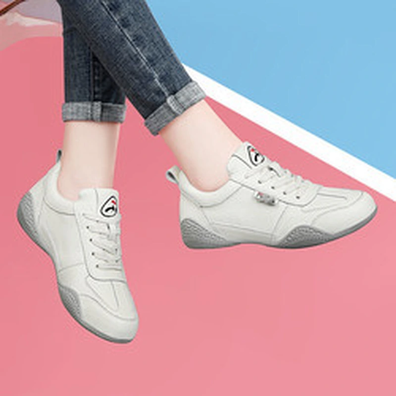 New fashionable thicken women sports shoes soft sole breathable casual sneaker shoes