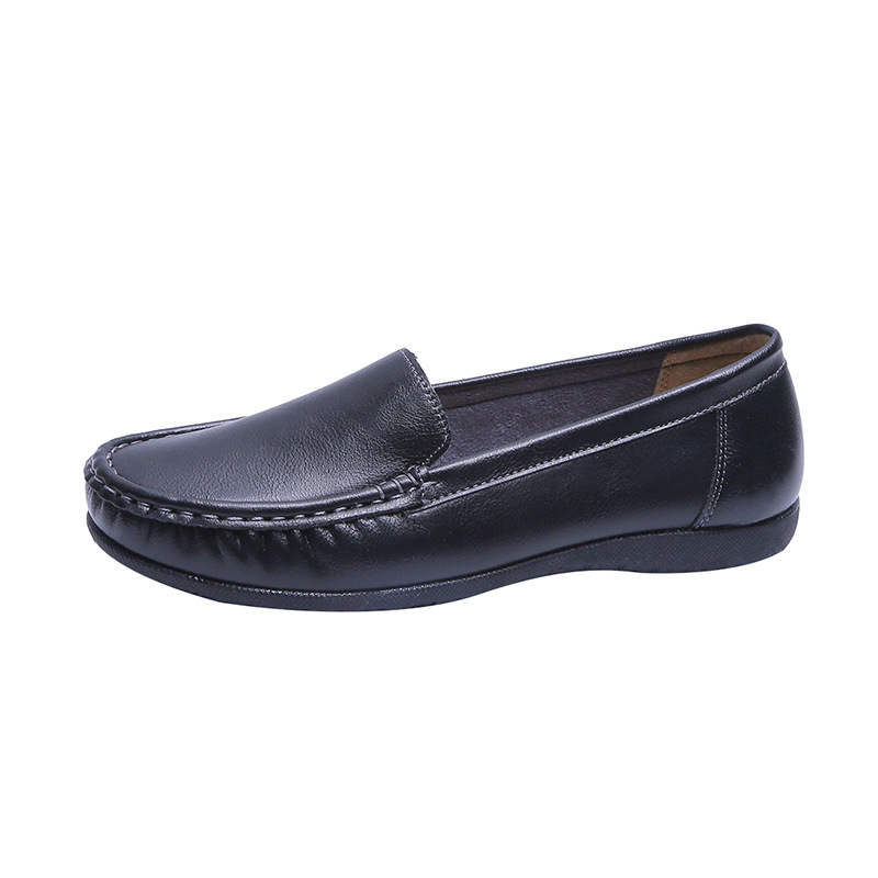 New anti-slip soft sole women comfortable nurse shoes fashion casual leather loafers shoes