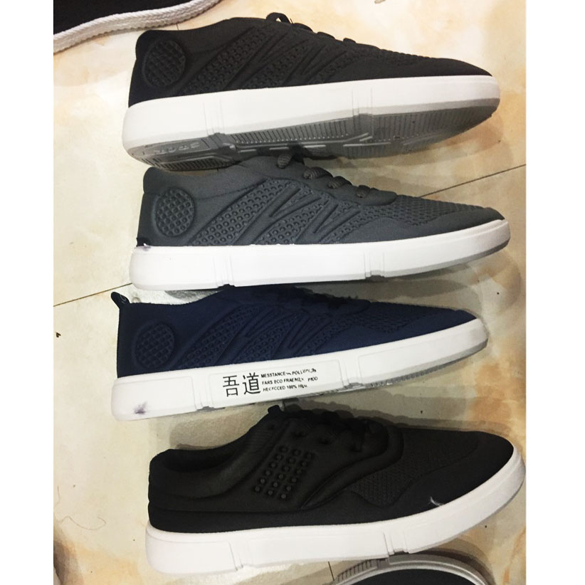 Factory custom Low price  men injection shoes canvas  shoes