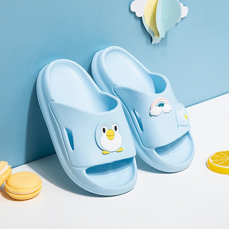 Home Bathroom Shoe Children Soft Slide Slippers Indoor Shoes