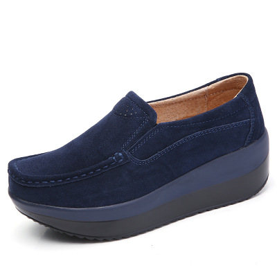 Spring and autumn women casual shoes's shoes new sanded leather leisure mother shoes