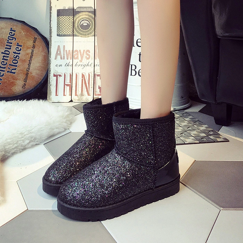 Winter Ladies Short Ankle Boot Women Warm Snow Boots