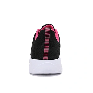 New Breathable fly knitted Women Casual Running Sneakers Shoes ladies Non-Slip walking sports shoes