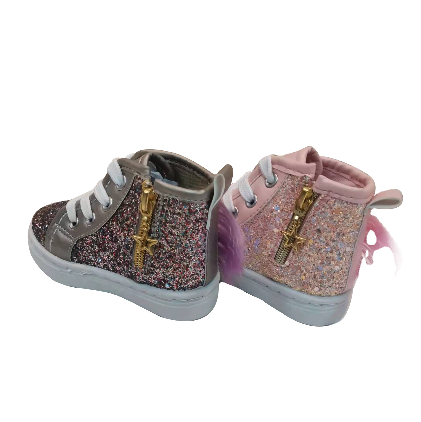 New Arrival Low-Cut Injection PU Children Sneakers Casual Canvas Shoes Kids Shoes
