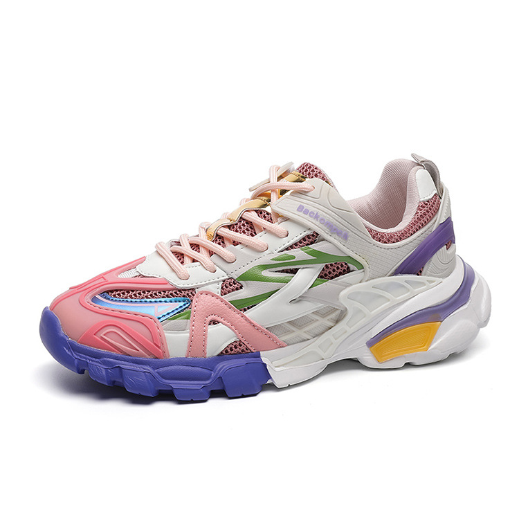 New Korean version Dad shoes women platform sneaker Macaroon color casual sports shoes