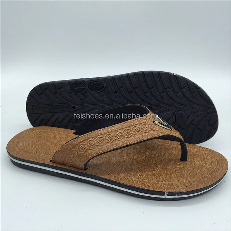 Factory OEM Popular stylish men outdoor Flip Flop Indoor beach PVC Slipper