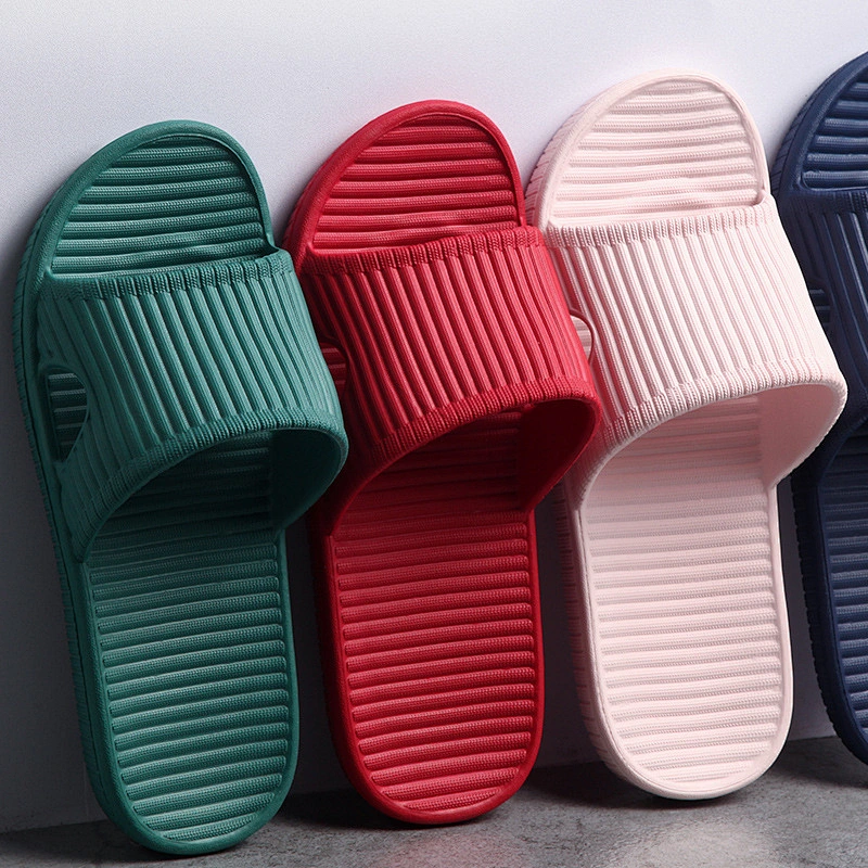 Thick soled anti Unisex Men indoor Home slide slippers couple bathroom slip on for women