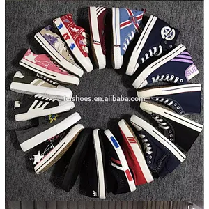 women  vulcanized casual shoes canvas stock shoes