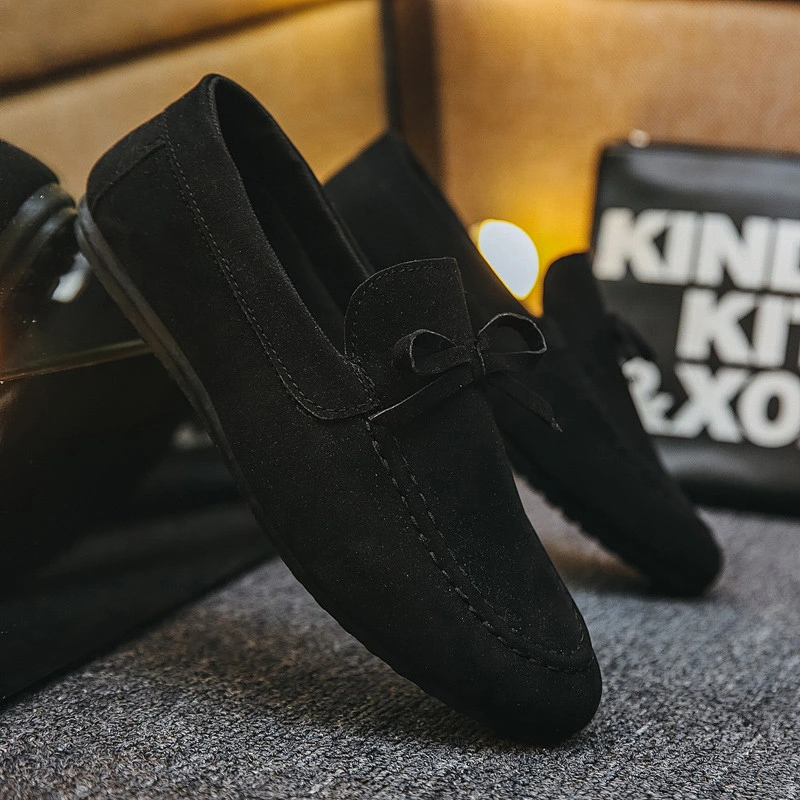 Hot sale cheap men casual slip on loafers driving  moccasin shoes