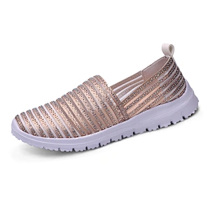 New Arrival Fashion Women Mesh Slip on Loafers Casual Sports Shoes walking style shoes