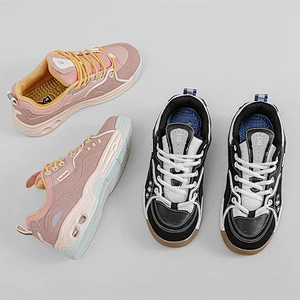 New Korean version thick soles women fashion dad shoes soft sports casual running shoes