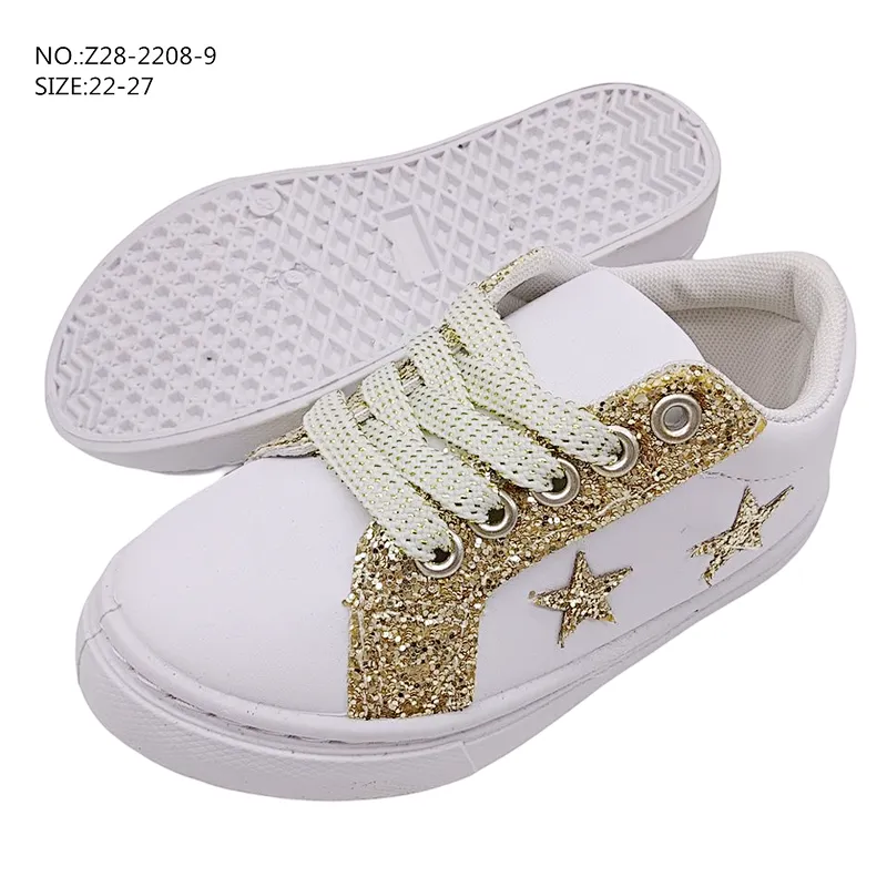 New Style Injection Children Lace up School flat Shoes Casual Custom Sports board Shoes