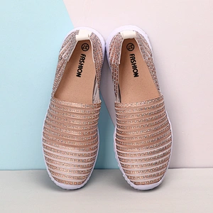 New Arrival Fashion Women Mesh Slip on Loafers Casual Sports Shoes walking style shoes