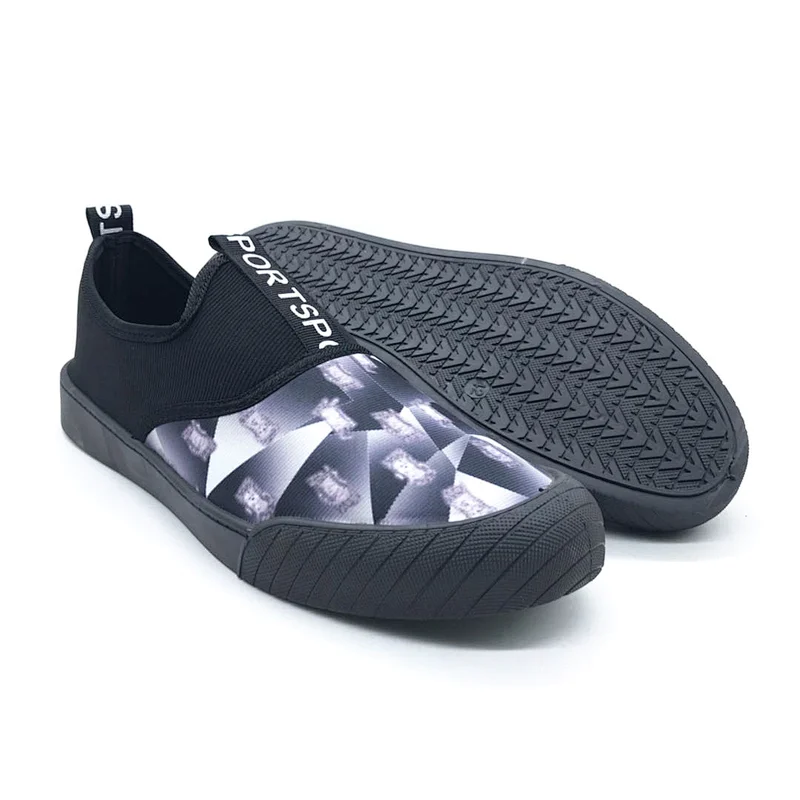 Factory customize Hot Sale Classic Men Injection Flat Canvas Casual Shoe with Customized with good price