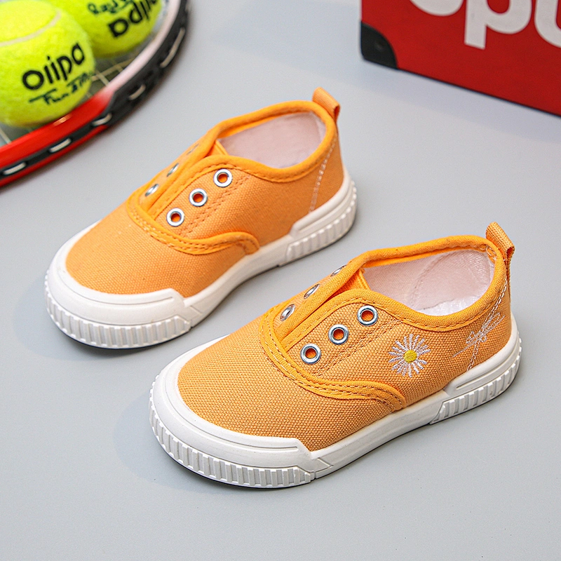 Classic Children Casual Slip On Canvas trendy Shoes walking style shoes for kids