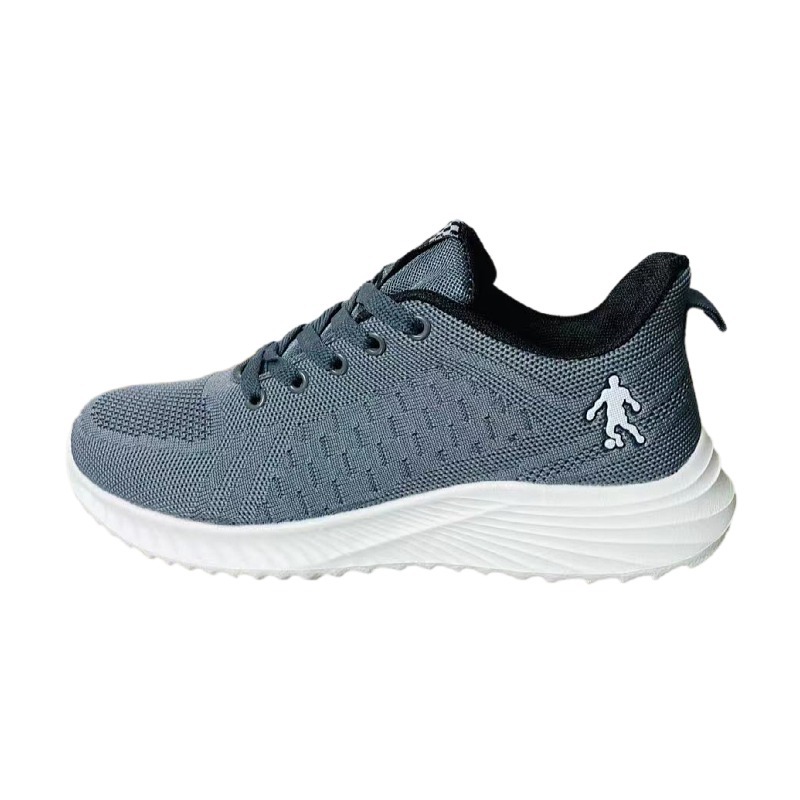 New Design Breathable Men Custom Fly Weave Casual Shoes Outdoor Sports Running Shoes