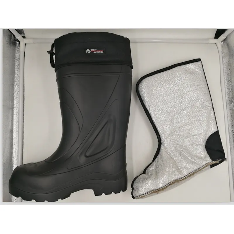 New Style Men EVA Work Shoes Safety Rain Boots with Steel Toe