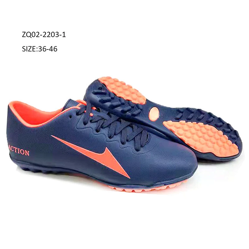 Hot sale custom outdoor men casual sports soccer shoes trainer football shoes
