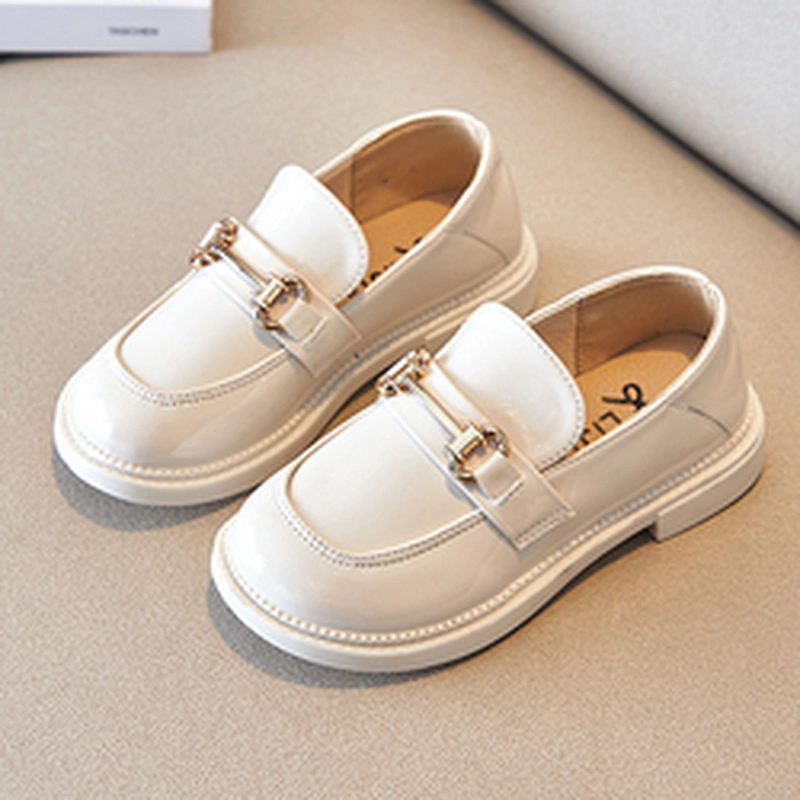 New Style Boys Slip on Loafers School Children Casual Dress Leather Shoes
