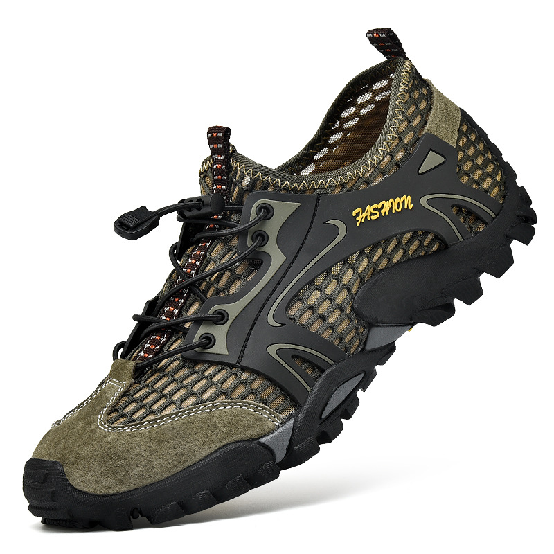 Summer Men Casual Beach Water Shoes Mesh Sneakers Outdoor Hiking Shoes