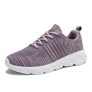 Customize High Quality Newest Women's Fly knit Sports Running Sneaker Shoes