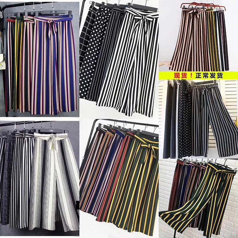 Mix style mix color women's  Beauty Wide Leg Pants trousers Stock