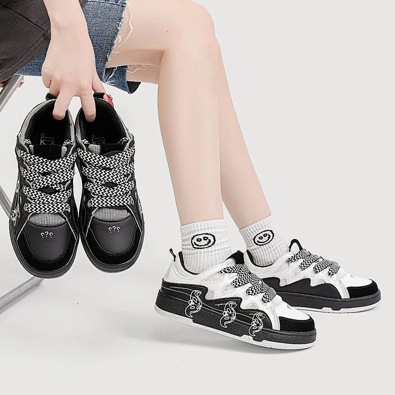 New Personality dad shoes women sneakers hip hop casual shoes fashion skateboard shoes