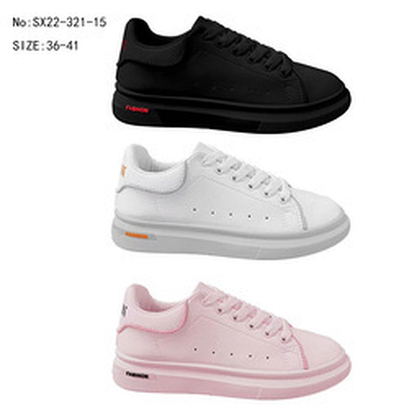 Custom Women Fashion Sneakers Low Top Tennis Shoes Lace up Flats Casual Walking Shoes