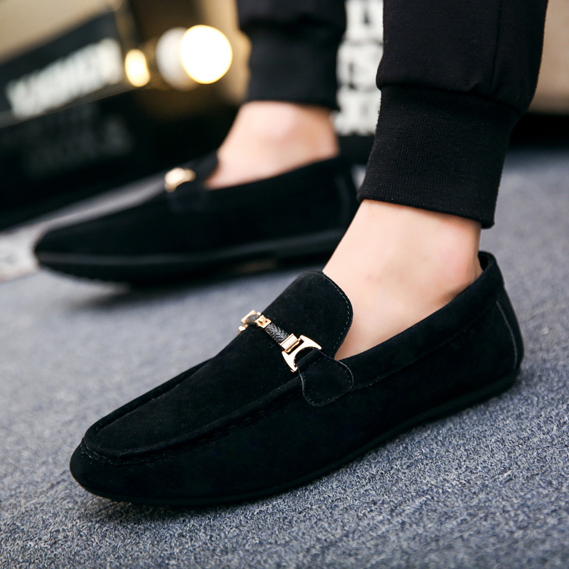 Factory customize Cheap Price Men Canvas Slip-On Loafers driving moccasin Shoes