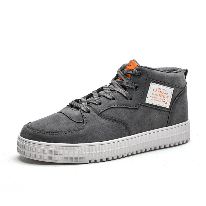 Fashion men PU casual sneaker running sports shoes