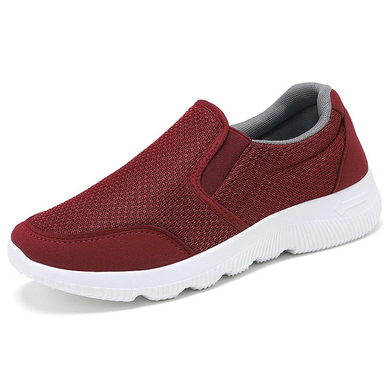 Wholesale Slip-On Casual Shoes Mesh sneakers for old people