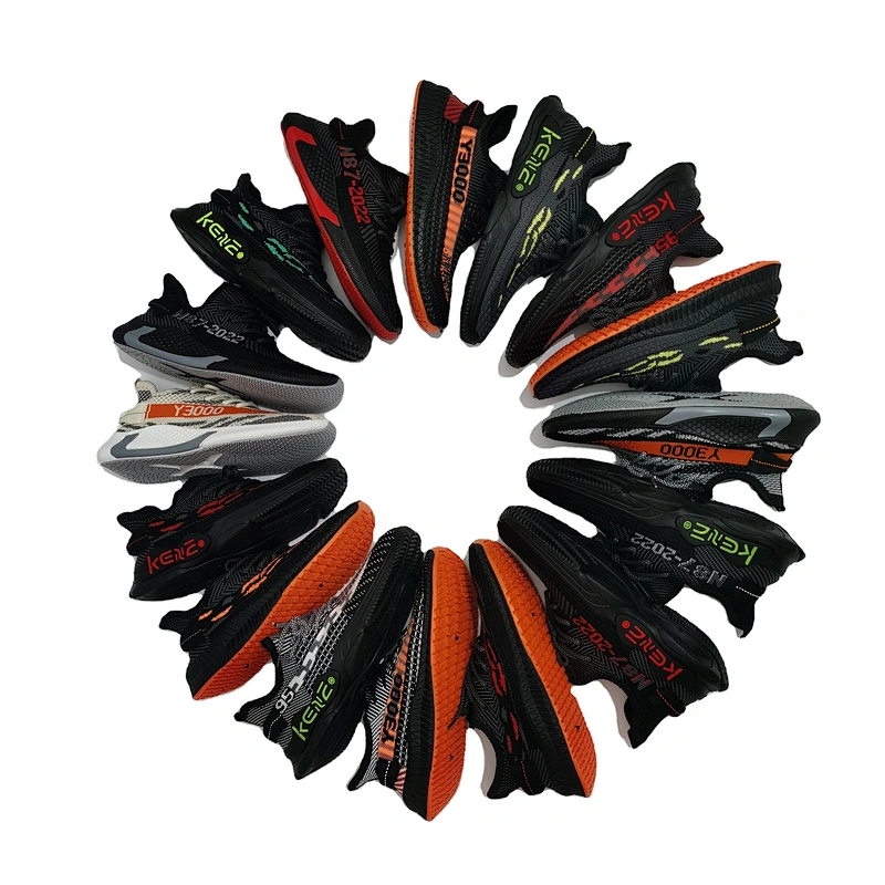 New breathable summer sneakers trend running men stock sneakers casual shoes stock